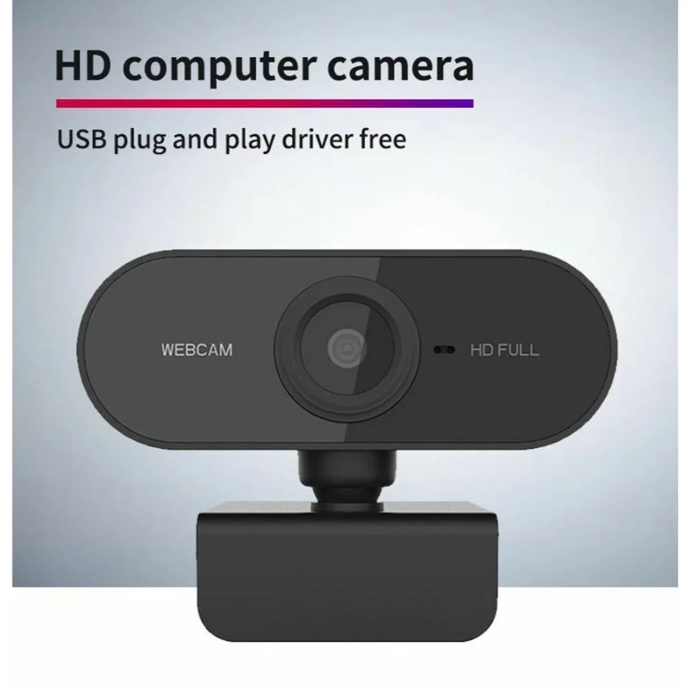 1080P HD Webcam With Microphone Auto Focusing Web Camera For PC Laptop Desktop